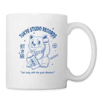 Maneki Neko - Tasse - Weiß - Rechts
