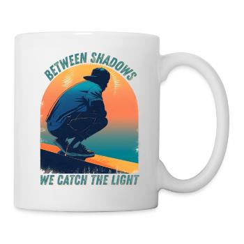 Zwischen Licht und Schatten - Tasse - Weiß - Rechts