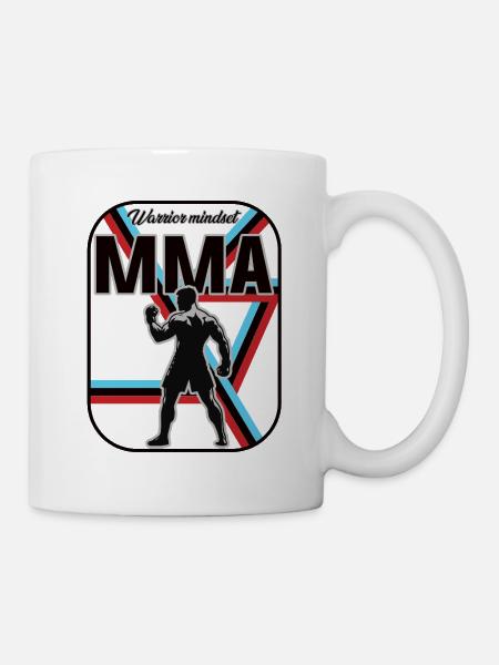MMA Design – Warrior Mindset - Tasse - Weiß