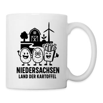Kartoffel Niedersachsen - Tasse - Weiß - Rechts