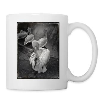 Dark Pelicans - Tasse - Weiß - Rechts