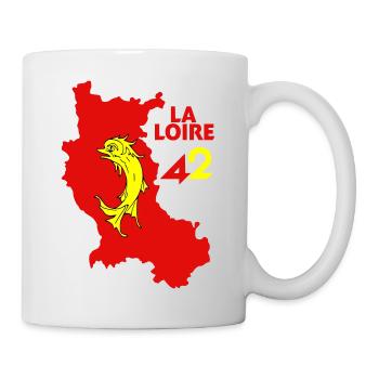 La Loire 42  - Mug blanc - blanc - Droite