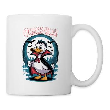 Quackula Vampir Ente - Tasse - Weiß - Rechts
