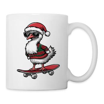 Strauß Weihnachten Lustig - Tasse - Weiß - Rechts