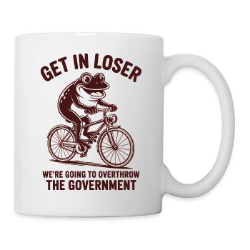 Mettez-vous en perdant, nous renversons le gouvernement - Mug blanc - blanc - Droite