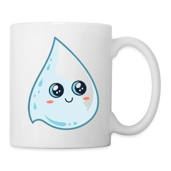 Goutte kawaii lumineuse - Mug blanc - blanc - Droite