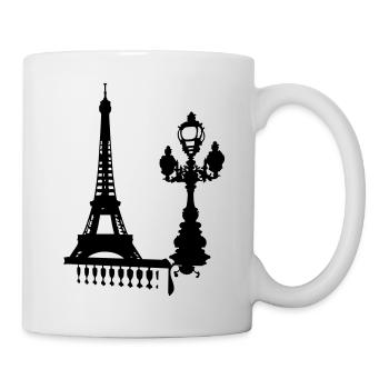 Paris - Tasse - Weiß - Rechts