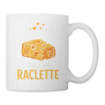 Live On Love And Raclette Funny Gift - Mug - white - Right