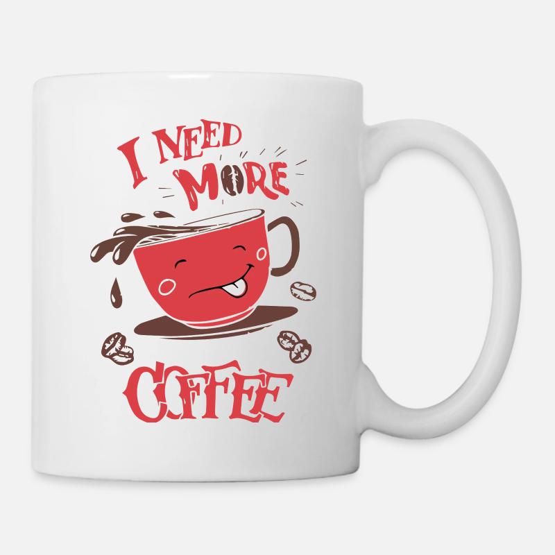 More coffee please - Mug - white
