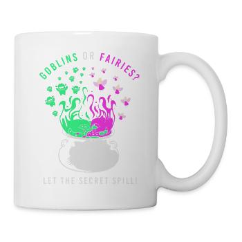 Halloween Gender Reveal - Tasse - Weiß - Rechts