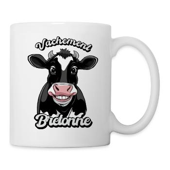 Vachement Bretonne T-shirt Humour Fierté Bretagne - Mug - white - Right