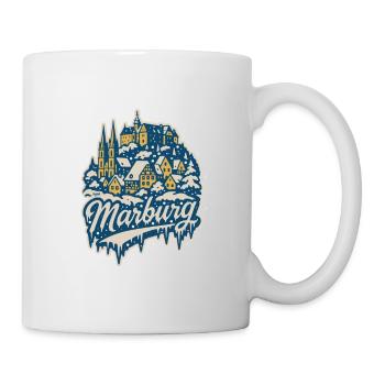 Marburg in winter magic - Mug - white - Right