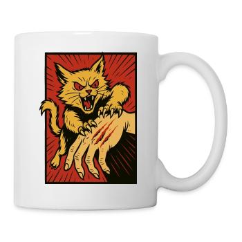 Crimson Claw Cat Assault - Mug - white - Right