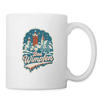 Paysage hivernal de Bad Wimpfen - Mug blanc - blanc - Droite