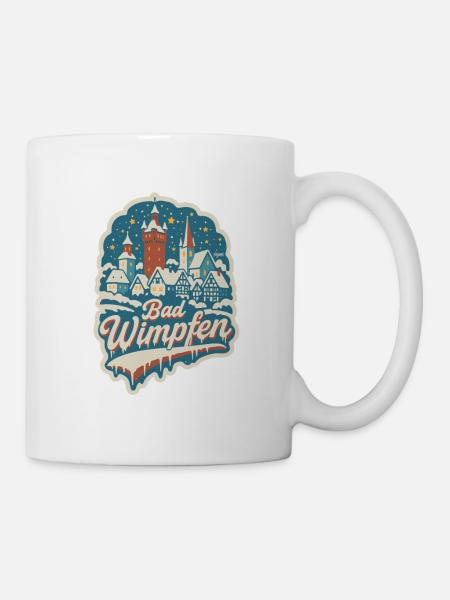 Bad Wimpfen Winterlandschaft   - Tasse - Weiß
