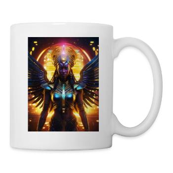 Maat – Gleichgewicht des Kosmos - Tasse - Weiß - Rechts