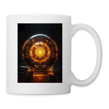 Sakralchakra – Svadhisthana: Fluss der Emotion - Tasse - Weiß - Rechts