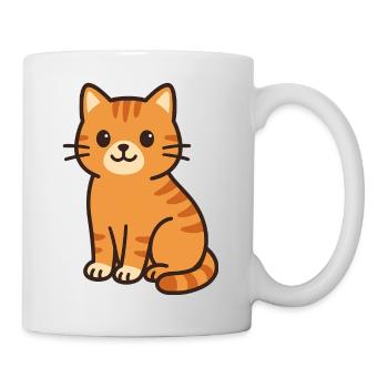 Cuddly Kitten Orange Stripes - Mug - white - Right
