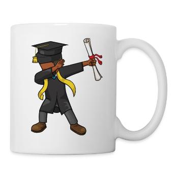 Afro Boy Dabbing Graduation Class 2026 - Mug blanc - blanc - Droite