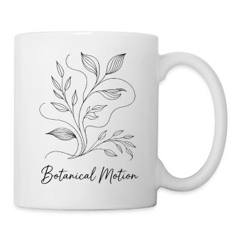 Botanical Motion – Bewegung der Natur - Tasse - Weiß - Rechts