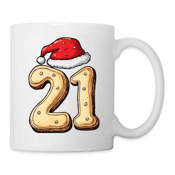 21 Number Cookie Christmas - Mug - white - Right