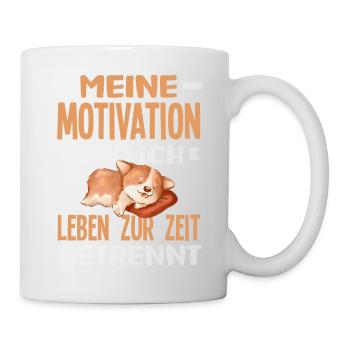 Ma motivation et moi - actuellement séparés - Mug blanc - blanc - Droite