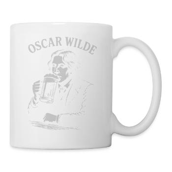 Viktorianisches Witz-Bier-Porträt - Tasse - Weiß - Rechts