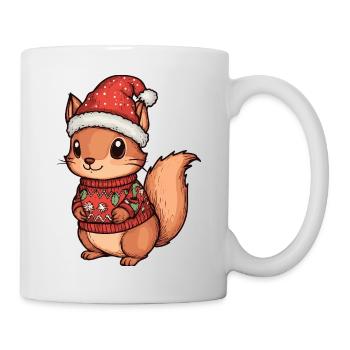 Squirrel Christmas - Mug - white - Right