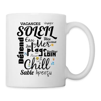 Laughter and Tropical Island Journey - Mug - white - Right