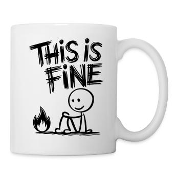 Griffonnage sarcastique - Mug blanc - blanc - Droite