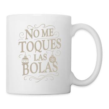 Ne touche pas mes couilles - Mug blanc - blanc - Droite