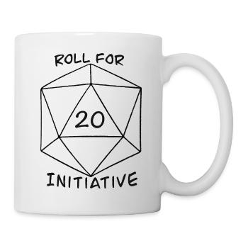 Roll for Initiative - Mug - white - Right