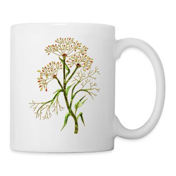 Fleur - Mug blanc - blanc - Droite