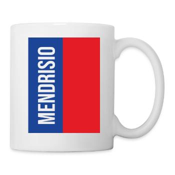 Mendrisio Blue Red Vertical - Mug - white - Right