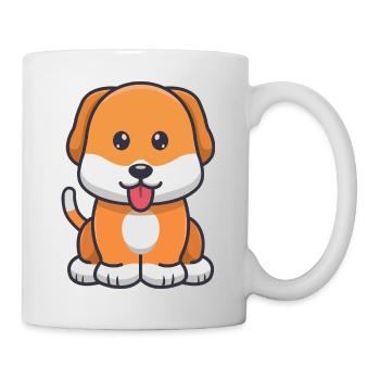 Cute dog - Mug - white - Right