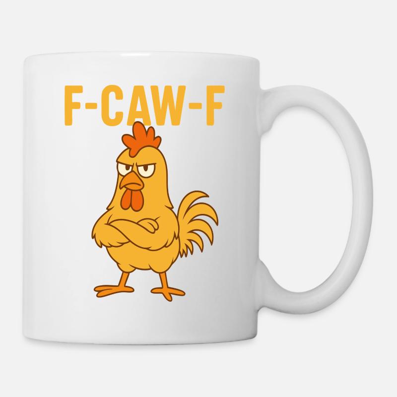 F-CAW-F Funny Chicken - Tasse - Weiß