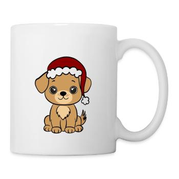 Cute Santa Dog - Mug - white - Right