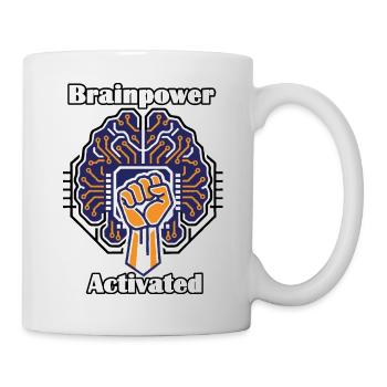 Aktivierte Gehirnleistung - Tasse - Weiß - Rechts