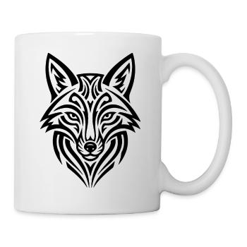Renard intelligent – un design animalier élégant - Mug blanc - blanc - Droite