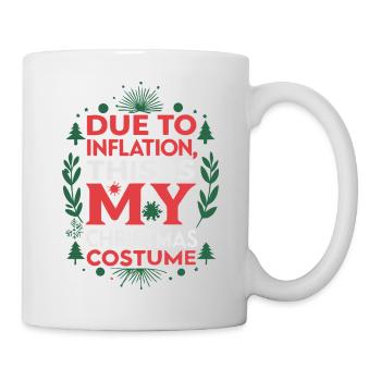 Inflation Christmas Costume - Mug - white - Right
