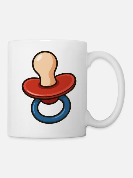 Schnuller Cartoon Babyspielzeug - Tasse - Weiß