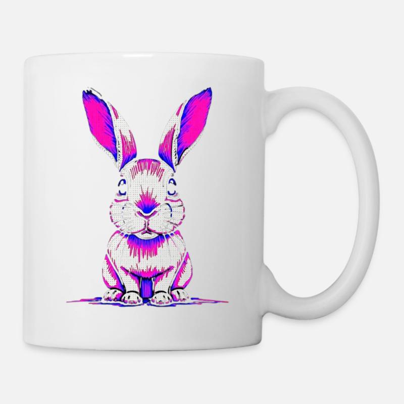 Tox le Lapin - Mug blanc - blanc