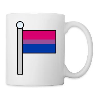 Bisexual Pride Flag  - Mug - white - Right