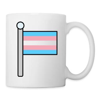 Trans Pride Flag - Mug - white - Right
