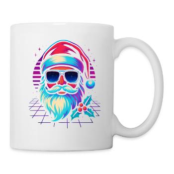 Santa Claus Funny Retro Gaming - Mug - white - Right