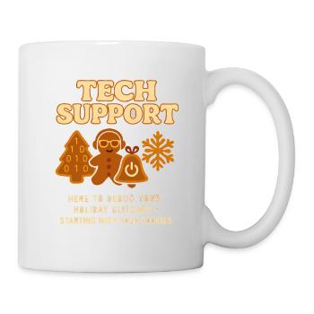 Technical Support Christmas Gift Vintage - Mug - white - Right