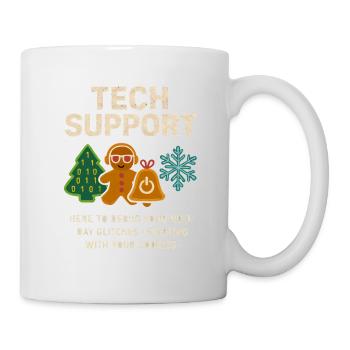 Admin Weihnachtsgeschenk IT Support Debugging - Tasse - Weiß - Rechts