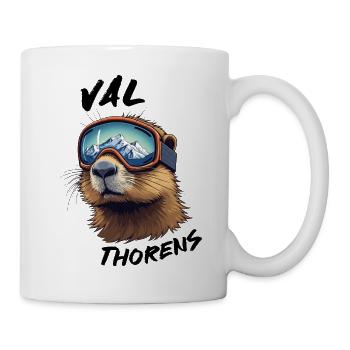 Val Thorens Ski 3 Vallées Plus Haute Station - Mug blanc - blanc - Droite