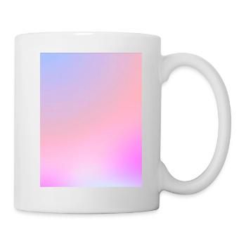 Dégradé pastel de barbe à papa de rêve - Mug blanc - blanc - Droite