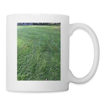 Grass grid blaze of colour - Mug - white - Right